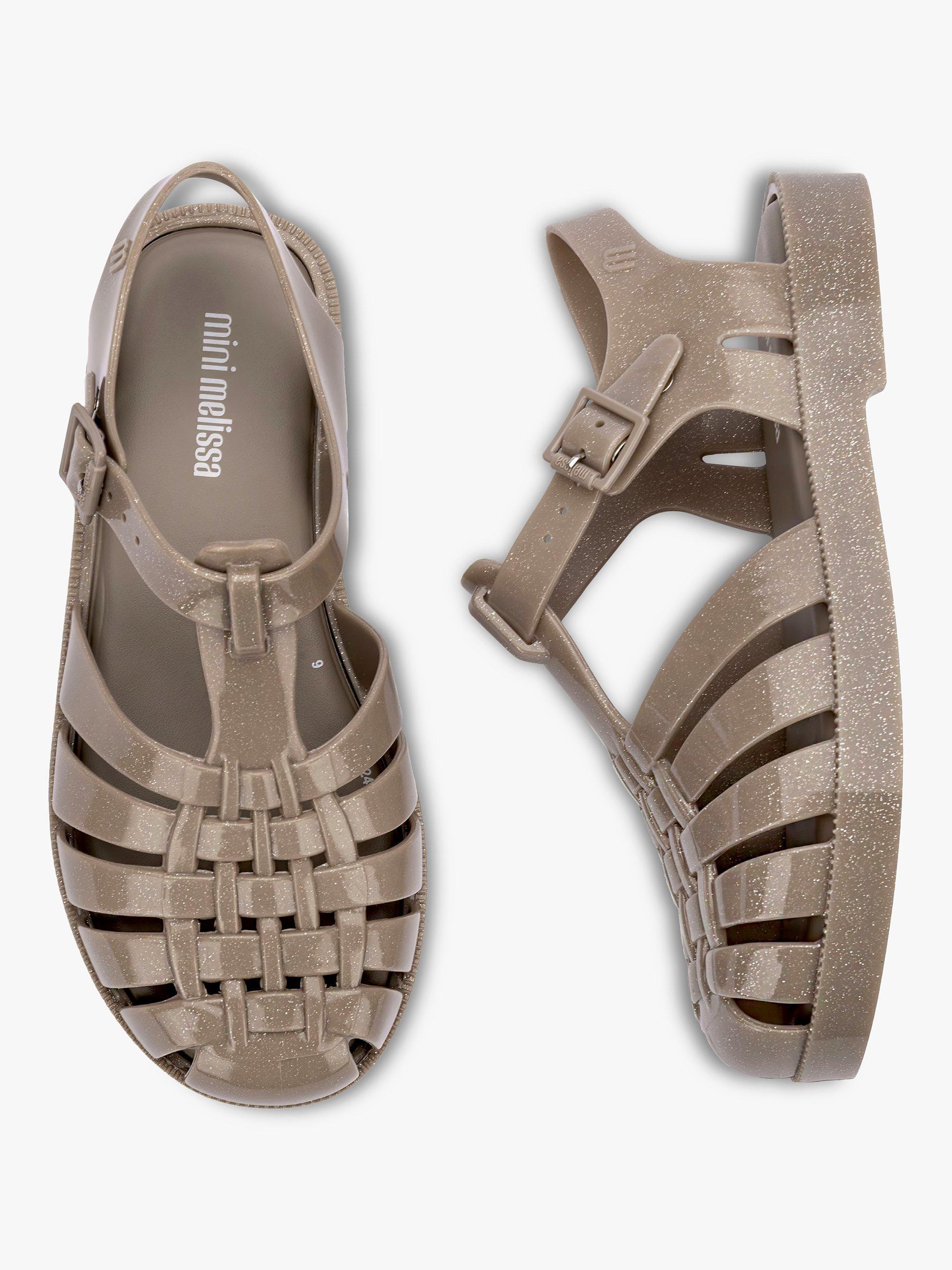 Product image 3 of 3, which shows Melissa Kids' Jelly Shoes, Beige, 4 Jnr