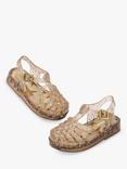 Melissa Kids' Sparkle Jelly Shoes, Beige