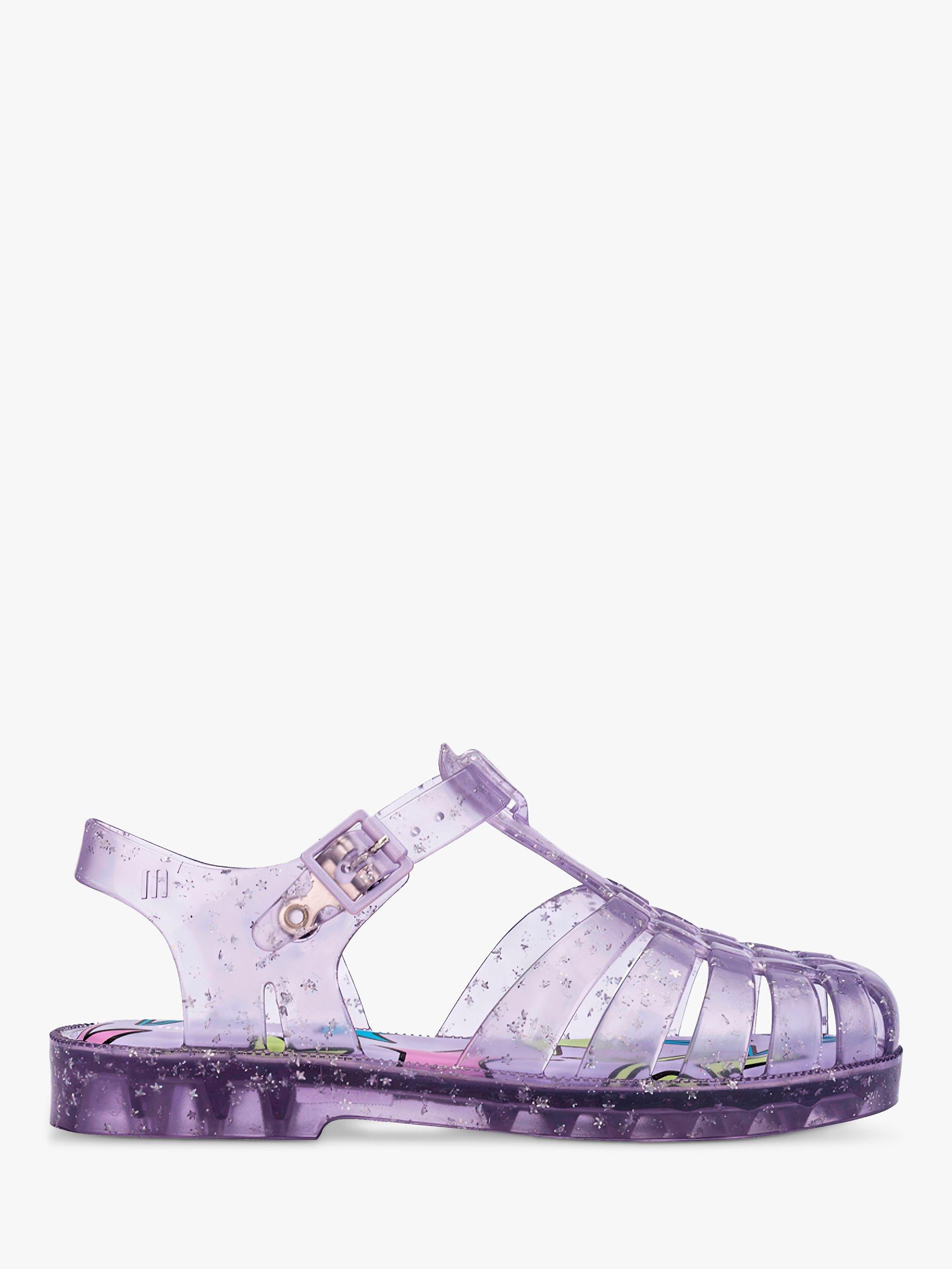 Product image 1 of 4, which shows Melissa Kids' Jelly Shoes, Lilac, 4 Jnr