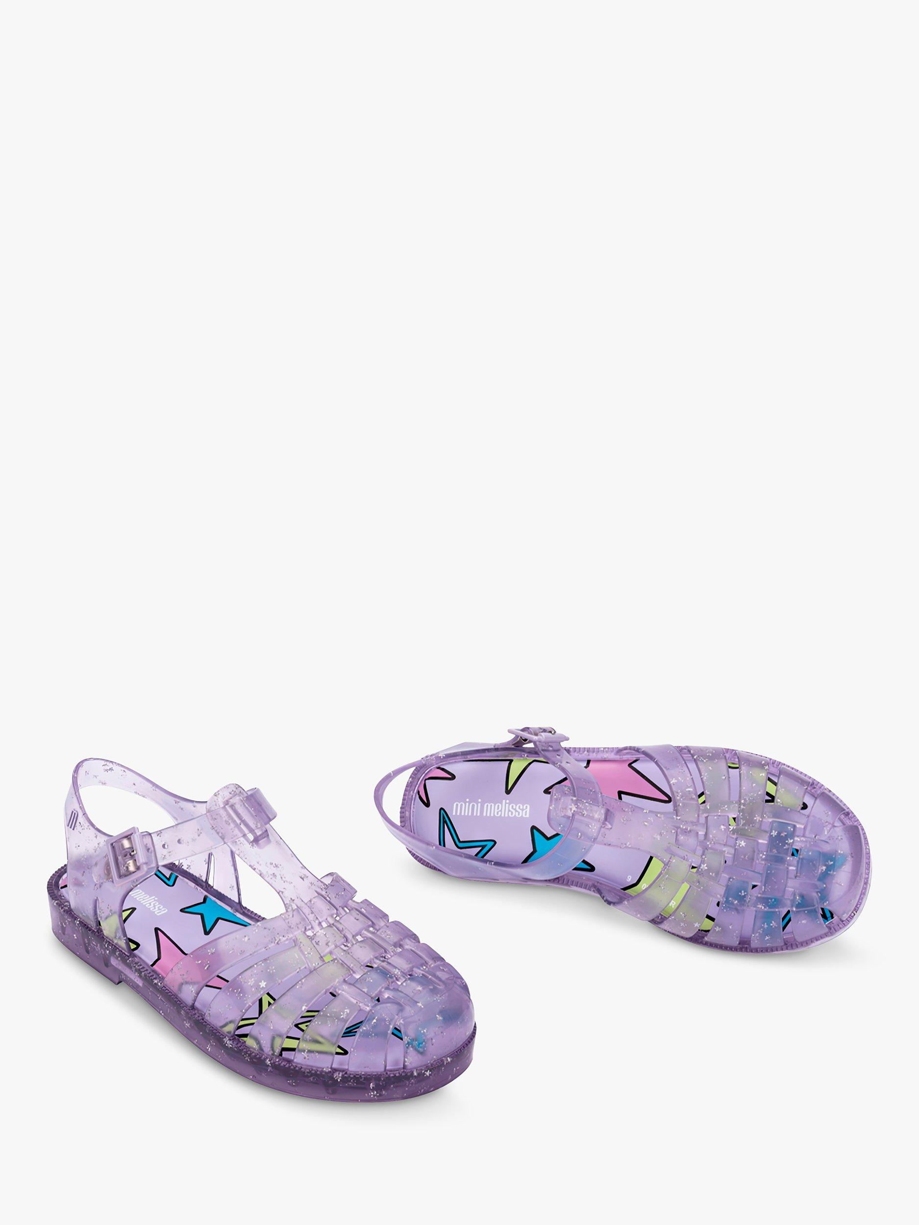 Product image 2 of 4, which shows Melissa Kids' Jelly Shoes, Lilac, 4 Jnr