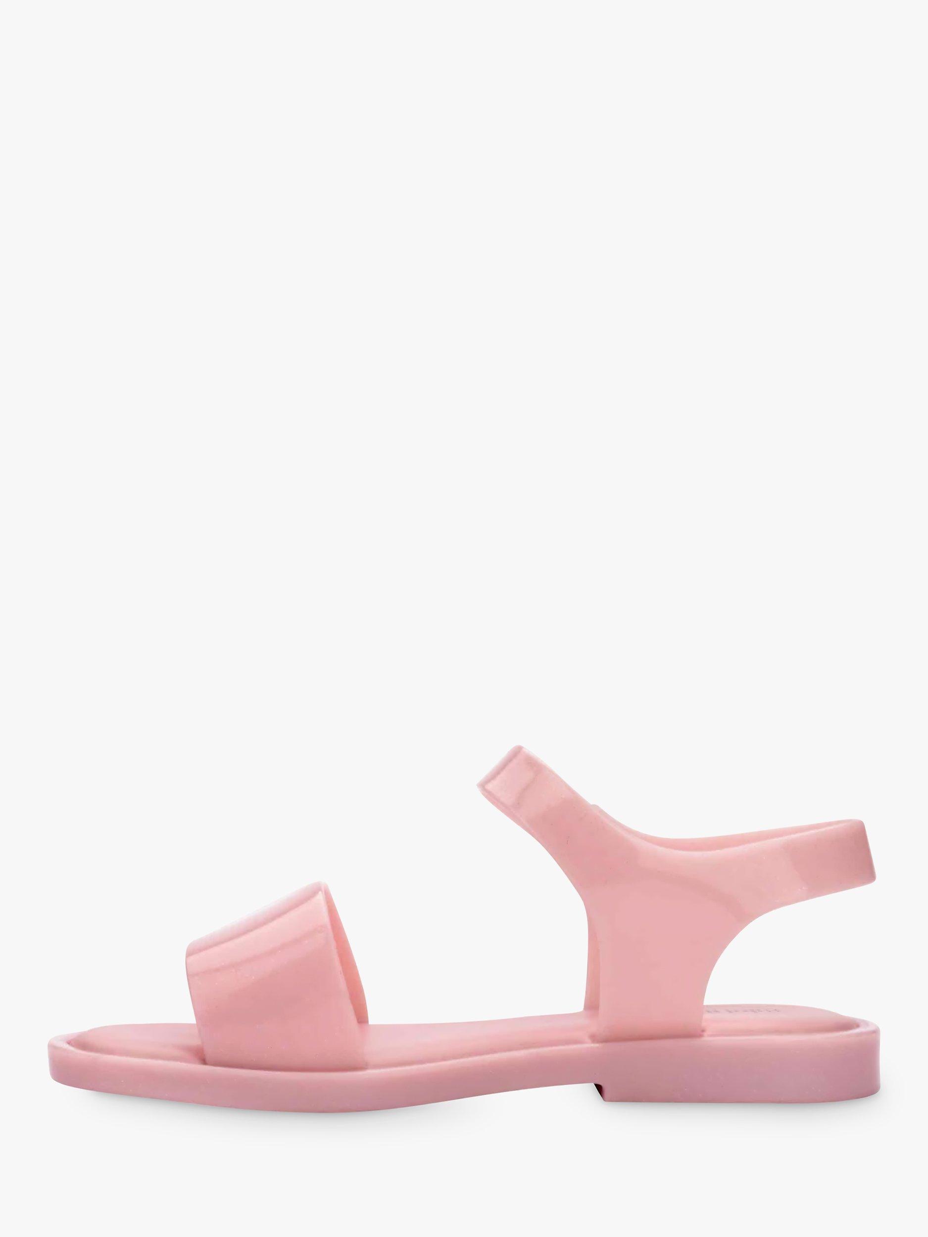 Product image 3 of 3, which shows Mini Melissa Mar Glitter Sandals, Pink, 10 Jnr