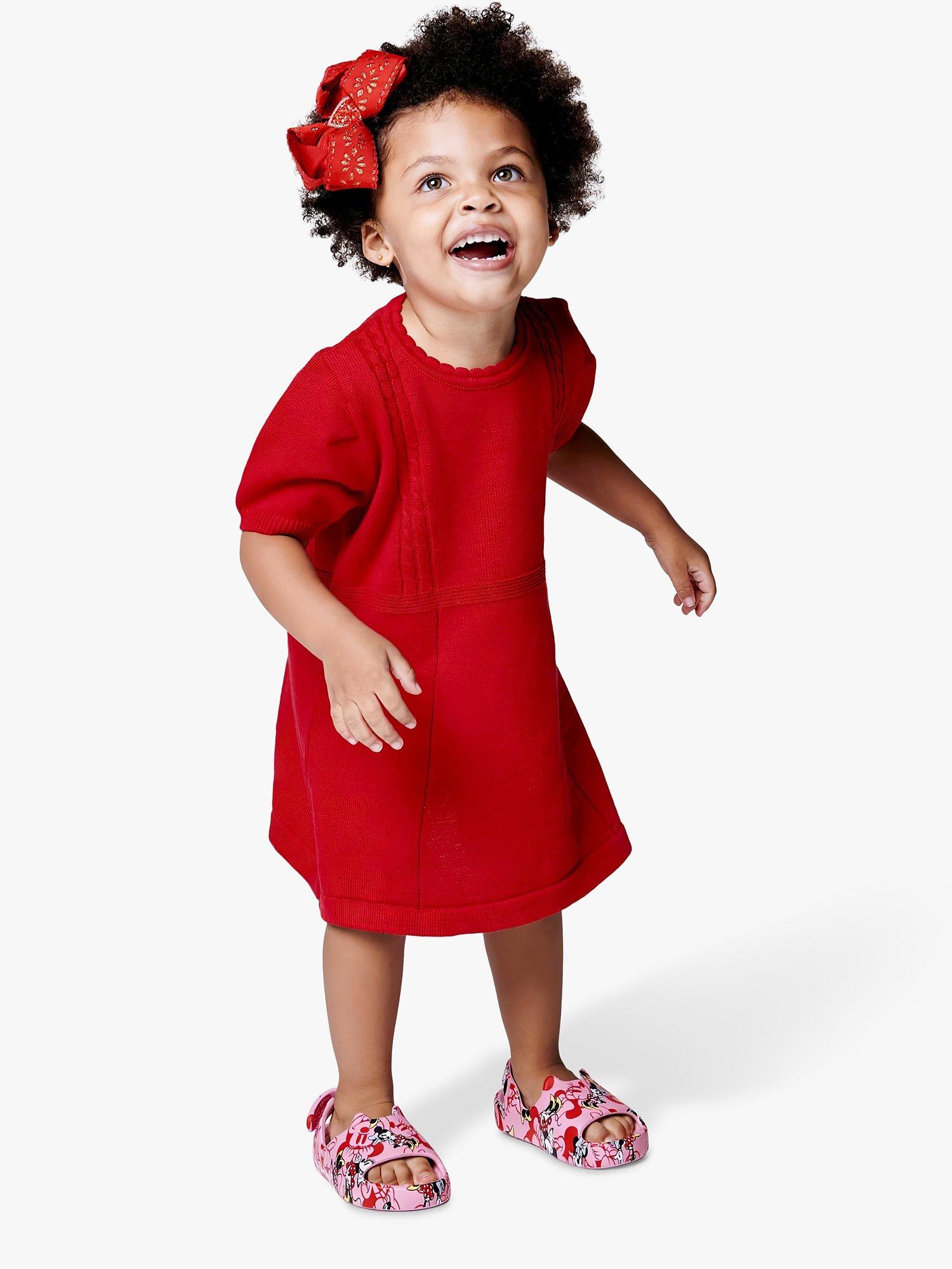 Product image 2 of 4, which shows Melissa Kids' Free Cute Minnie Mouse Sandals, Pink/Multi, 4 Jnr