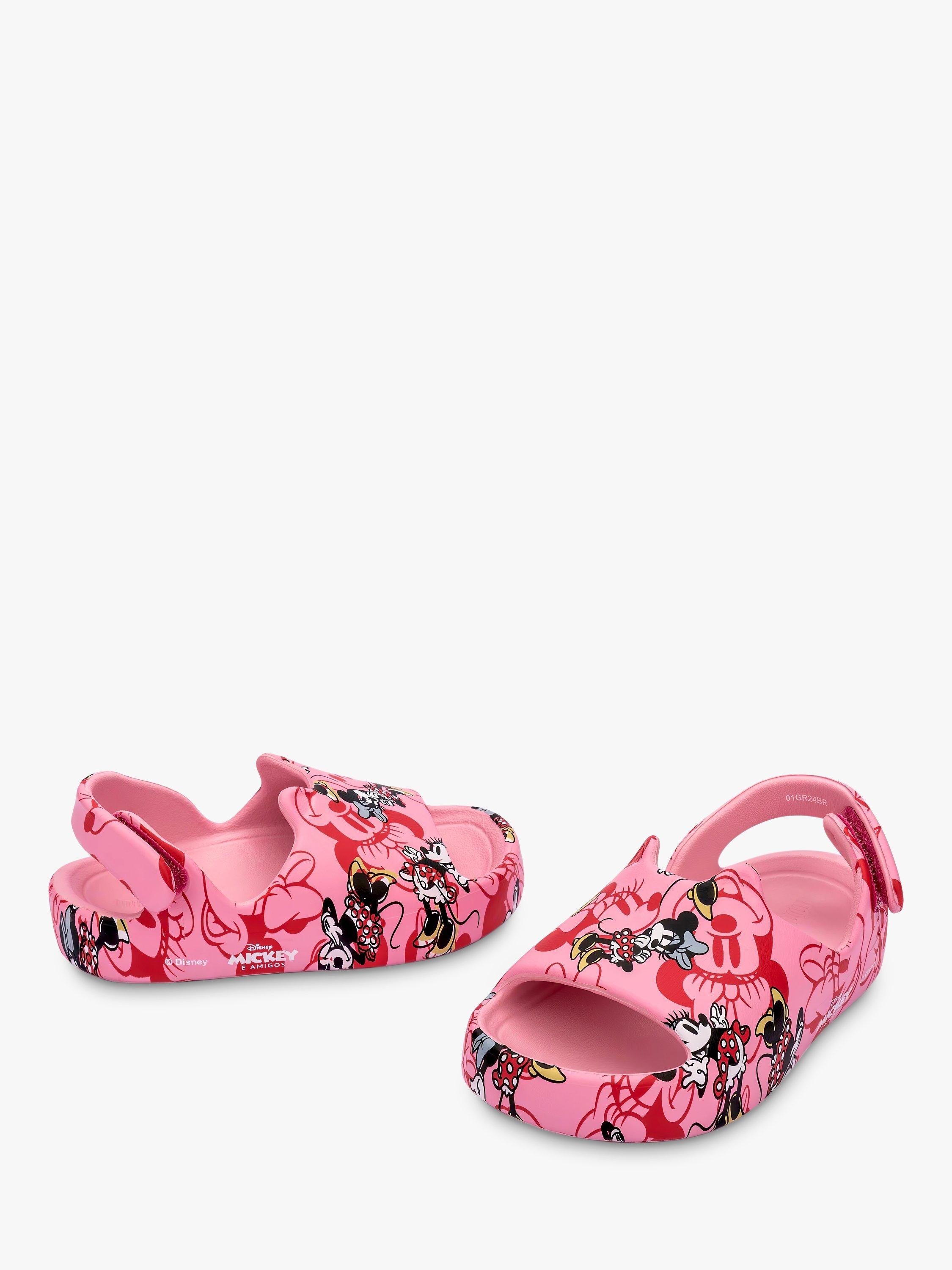 Product image 3 of 4, which shows Melissa Kids' Free Cute Minnie Mouse Sandals, Pink/Multi, 4 Jnr