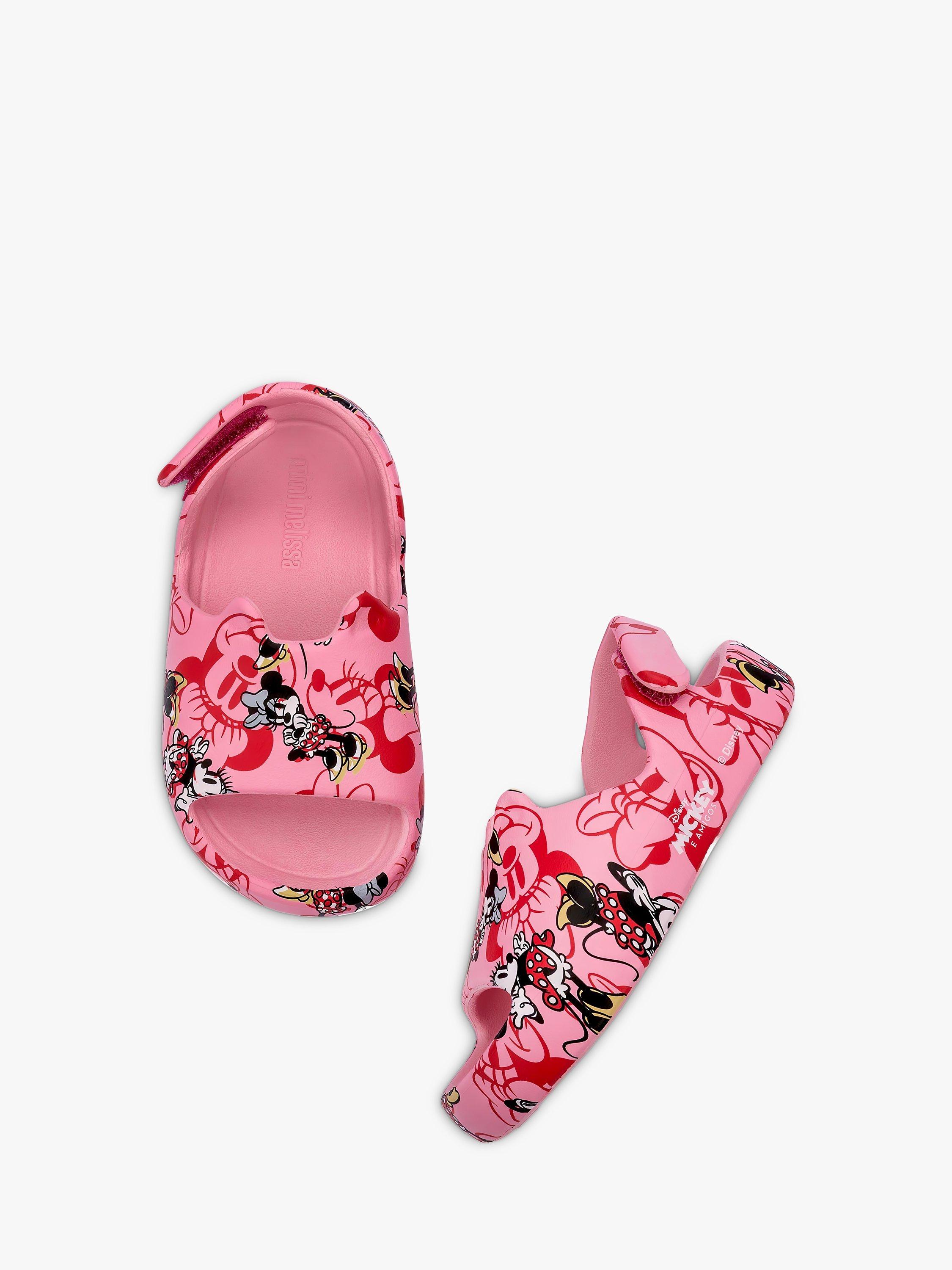 Product image 4 of 4, which shows Melissa Kids' Free Cute Minnie Mouse Sandals, Pink/Multi, 4 Jnr
