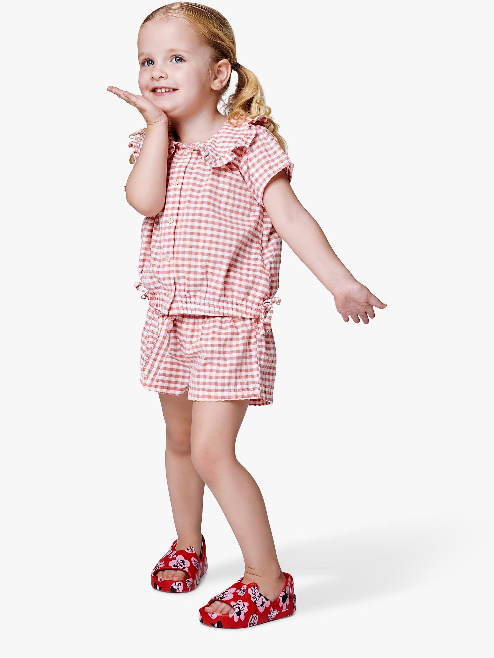 Product image 2 of 4, which shows Melissa Kids' Free Cute Mickey Mouse Sandals, Red/Multi, 4 Jnr