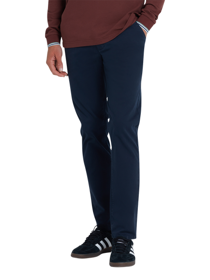 Farah Elm Chino Trousers, True Navy