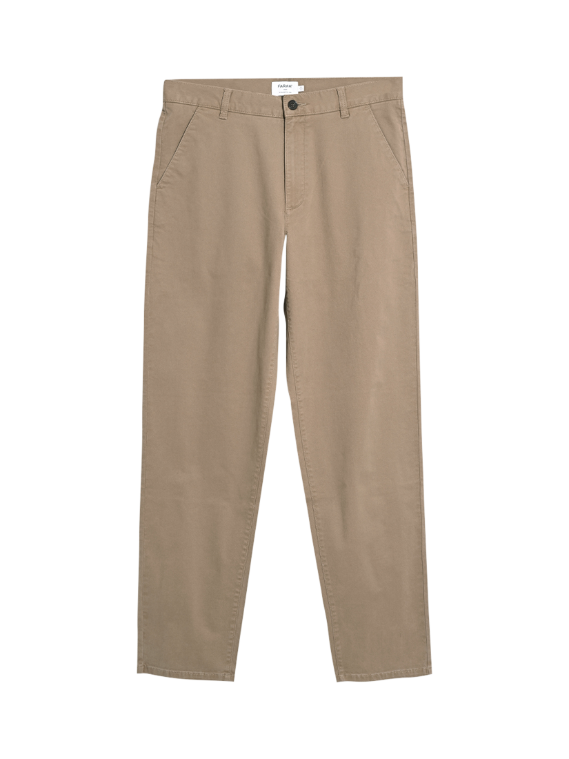 Product image 5 of 5, which shows Farah Norwood Beige Chino Trousers, Beige, W30/L32