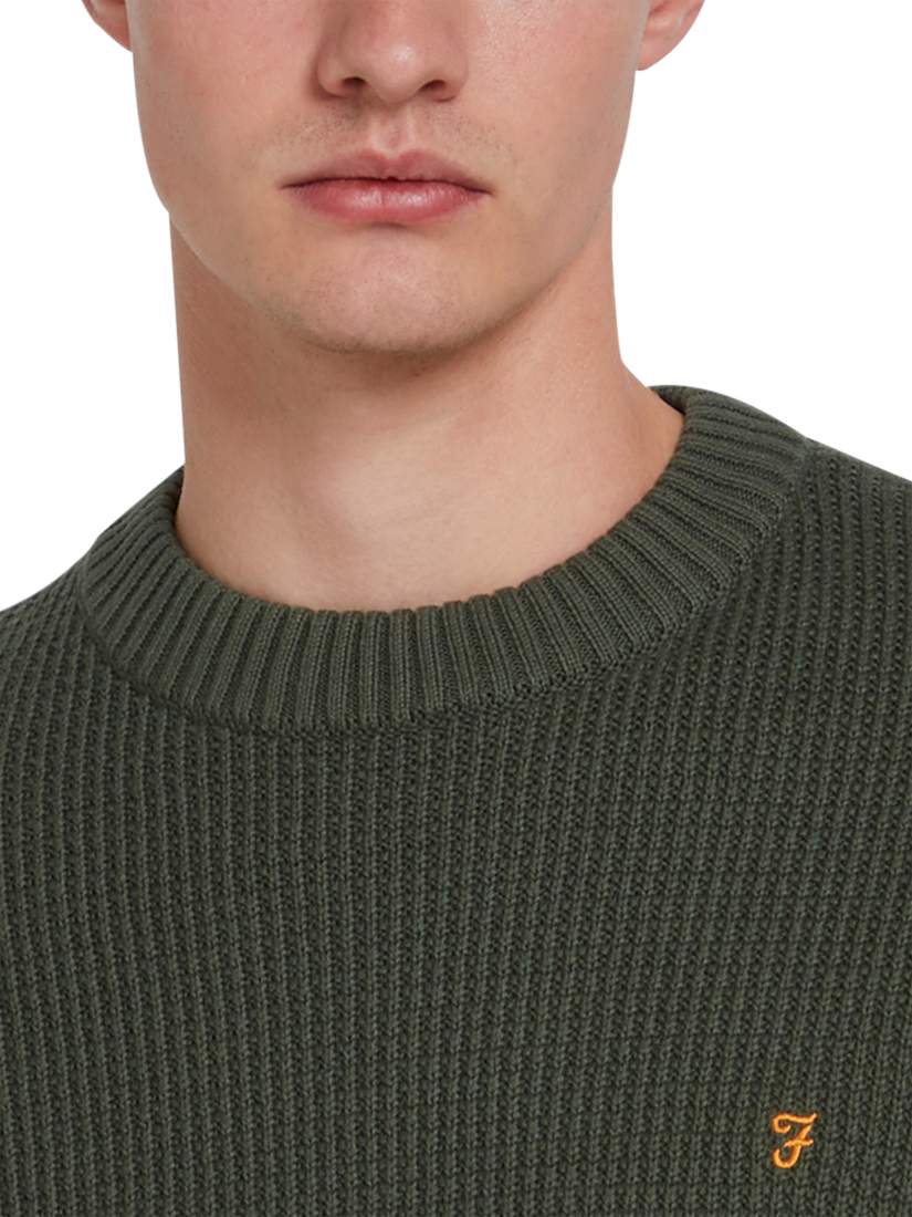 Product image 4 of 5, which shows Farah Foraker Crew Neck Sweater, Rosemary, L