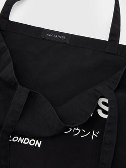 AllSaints Underground Tote Bag - view 2, Black