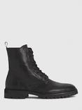 AllSaints Tobias Leather Lace-Up Boots