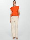 Mango Viri Cotton T-Shirt, Orange