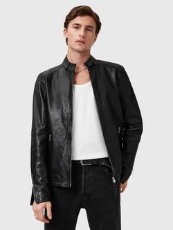 AllSaints Cora Leather Jacket, Black Black