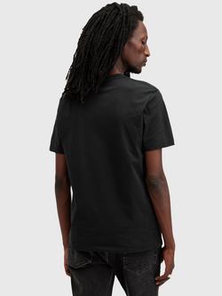 AllSaints Brace Short Sleeve Crew T-Shirt, Pack of 3 - view 2, Black