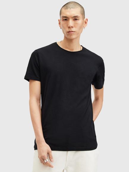 AllSaints Figure Crew T-Shirt, Black