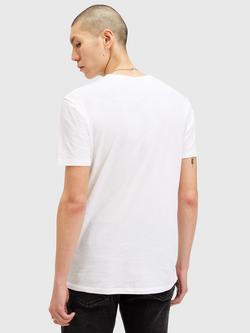 AllSaints Figure Crew T-Shirt, White - view 2, White White