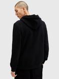 AllSaints Raven Zip Hoodie, Black