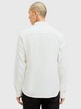 AllSaints Lovell Regular Fit Long Sleeve Shirt, White