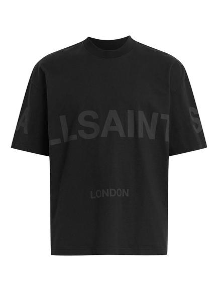 AllSaints Biggy Cotton Oversized T-Shirt, Black