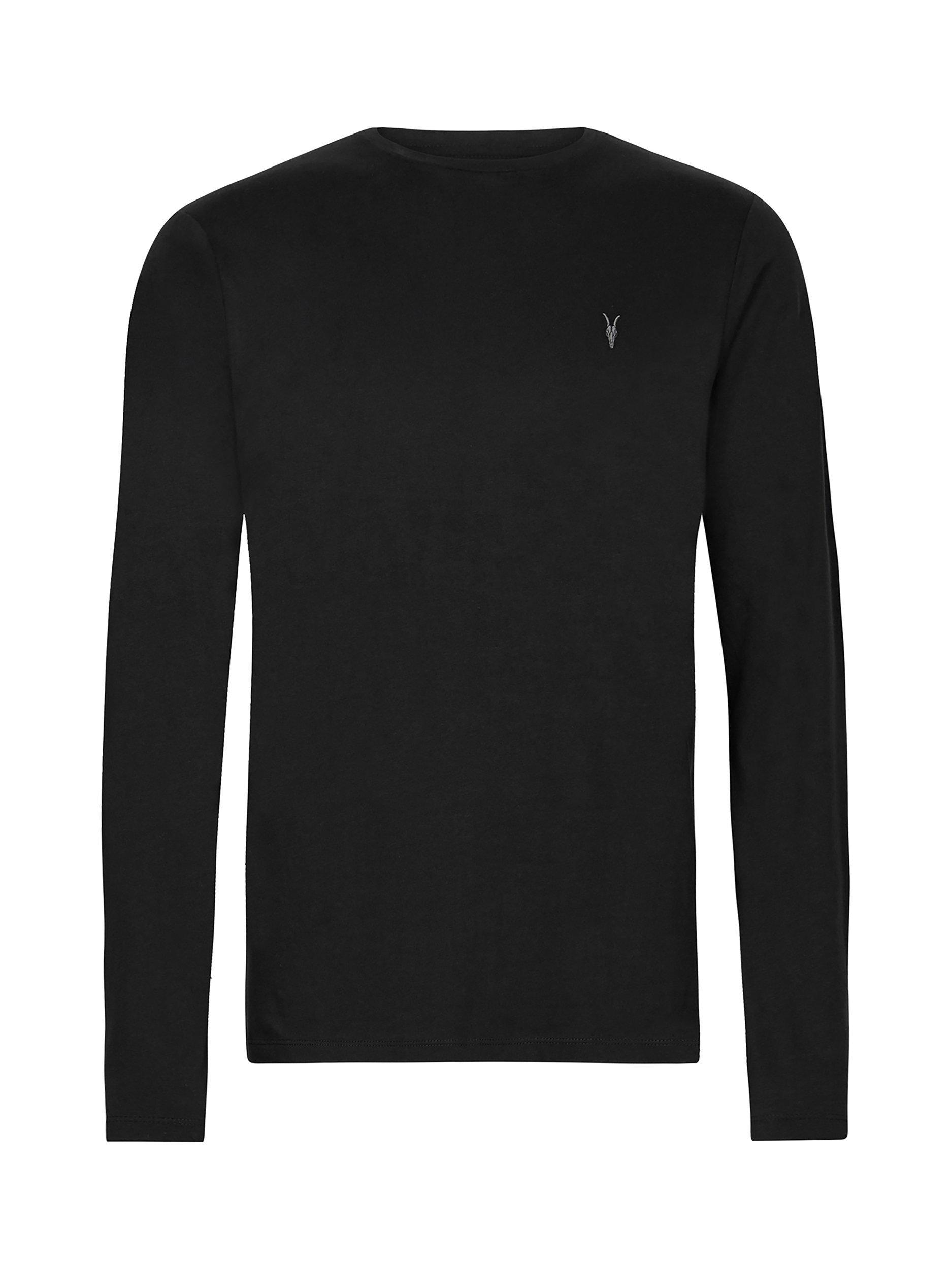 Product image 4 of 6, which shows AllSaints Brace Long Sleeve Jersey Sweatshirt, Black, L