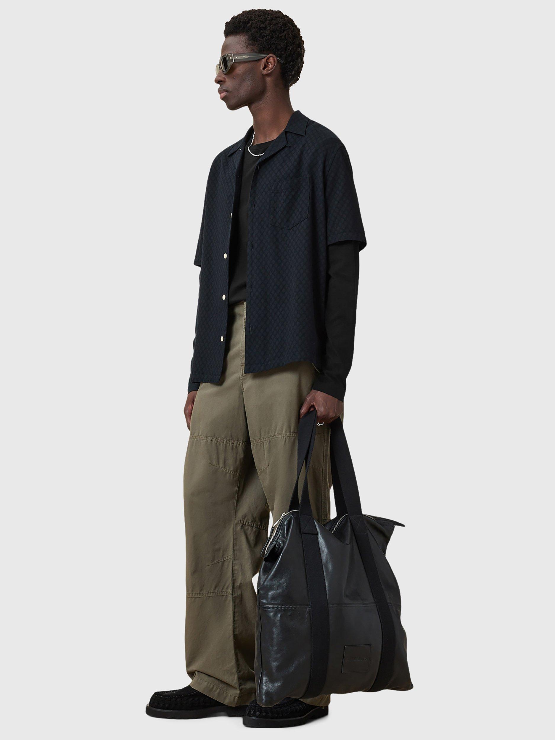 Product image 6 of 6, which shows AllSaints Brace Long Sleeve Jersey Sweatshirt, Black, L