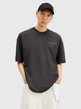 AllSaints Redact Short Sleeve T-Shirt, Black