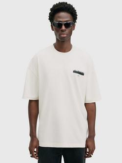 AllSaints Redact Short Sleeve T-Shirt, White