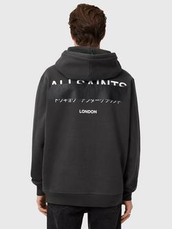 AllSaints Redact Oth Hoodie - view 2, Nearly Black