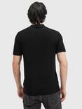 AllSaints Mode Ramskull Merino Wool Polo Shirt
