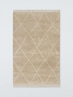 John Lewis Classic Hand Knotted Berber Rug, Putty
