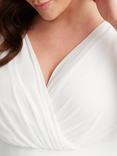 Scarlett & Jo-Isabelle Mesh Maxi Dress, Solid Ivory