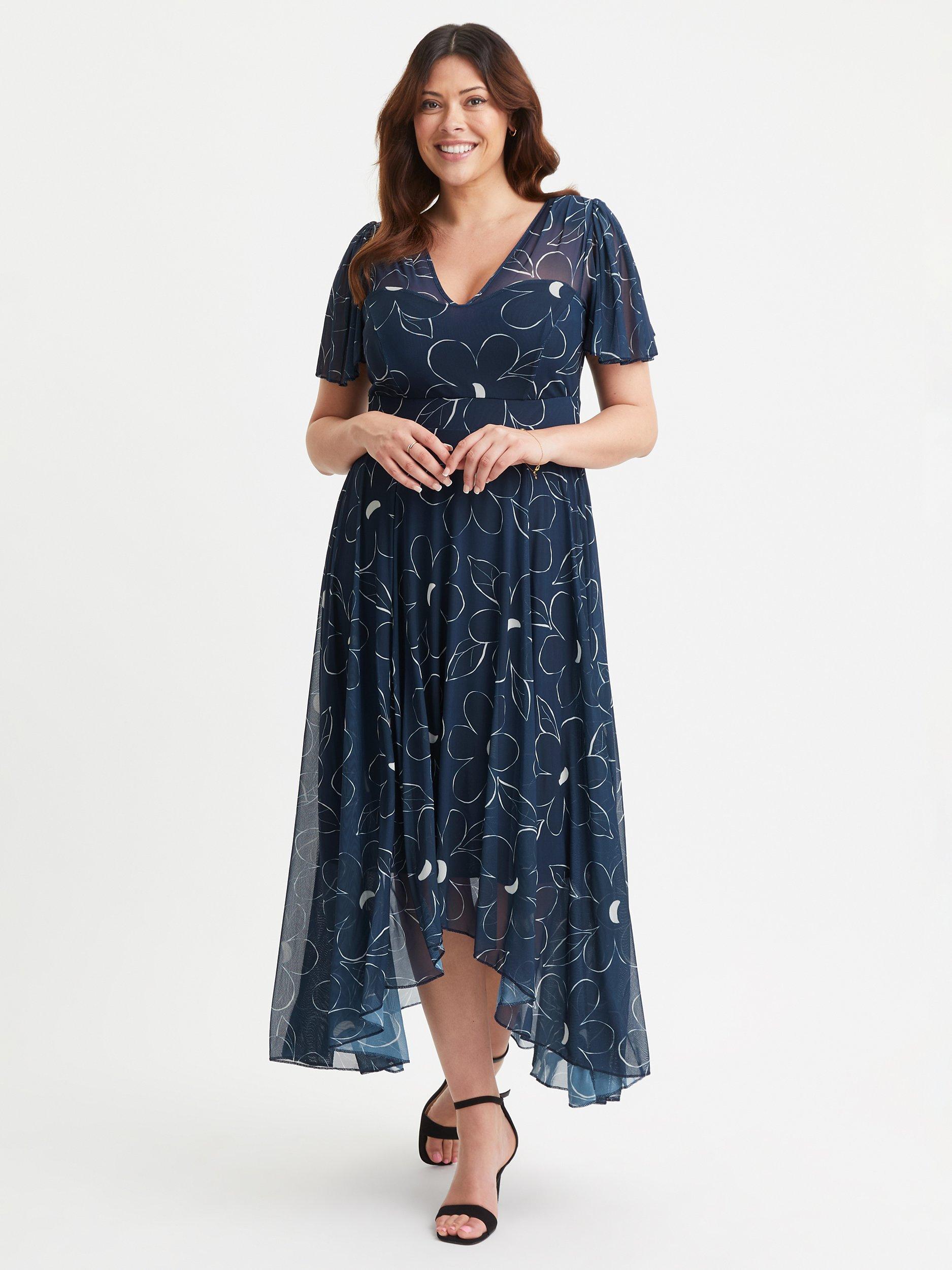 Scarlett & Jo Tilly Floral Dress, Navy/Multi