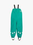 Frugi Kids' Puddle Buster Waterproof Trousers, Iguana