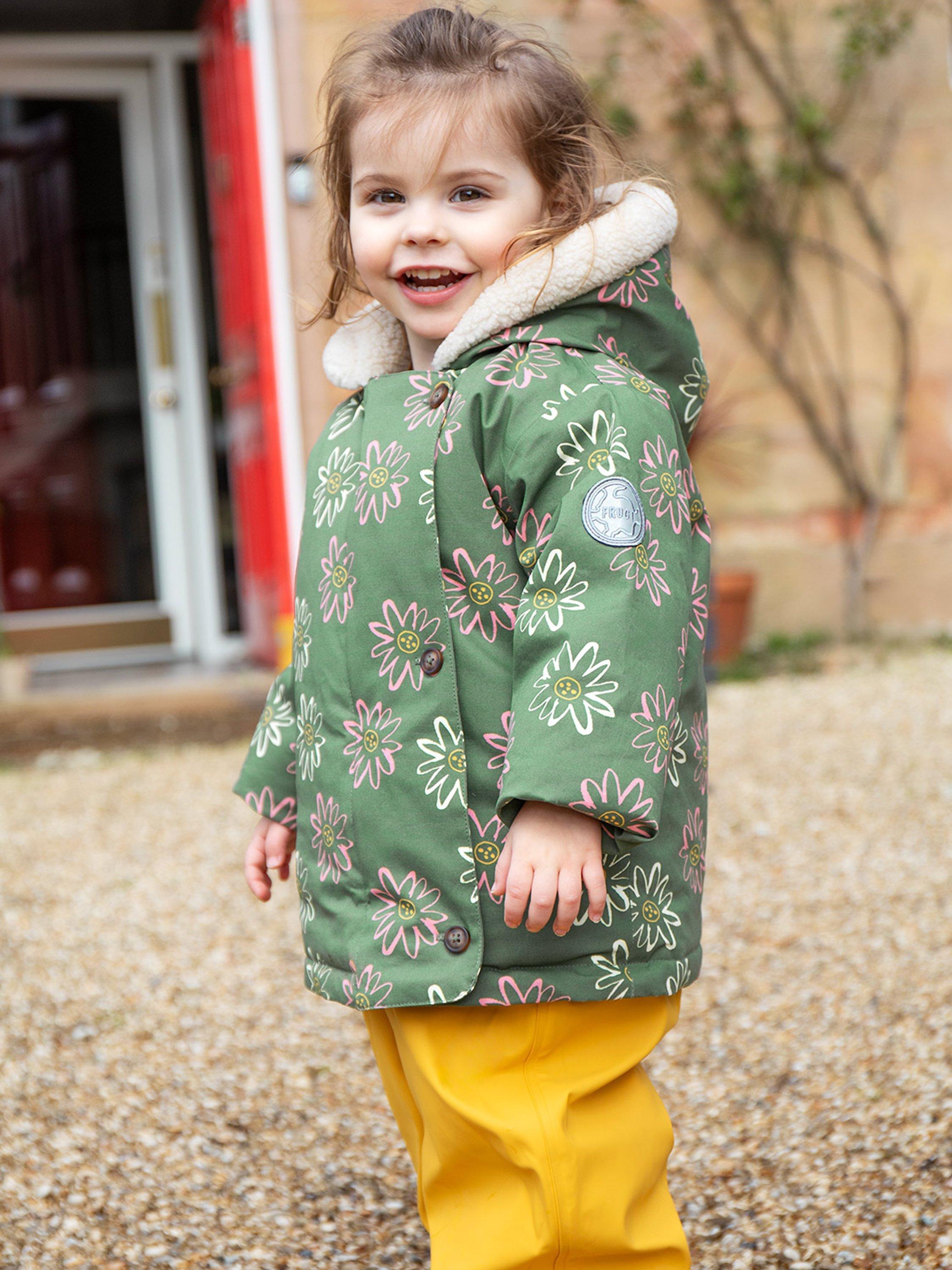 Product image 2 of 7, which shows Frugi Baby Little Penhale Parka Jacket, Multi, 6-9 months