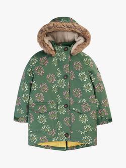 Frugi Kids' Penhale Parka Jacket, Multi, Multi