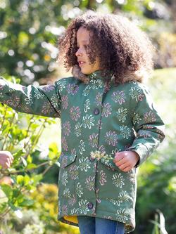 Frugi Kids' Penhale Parka Jacket, Multi - view 2, Multi