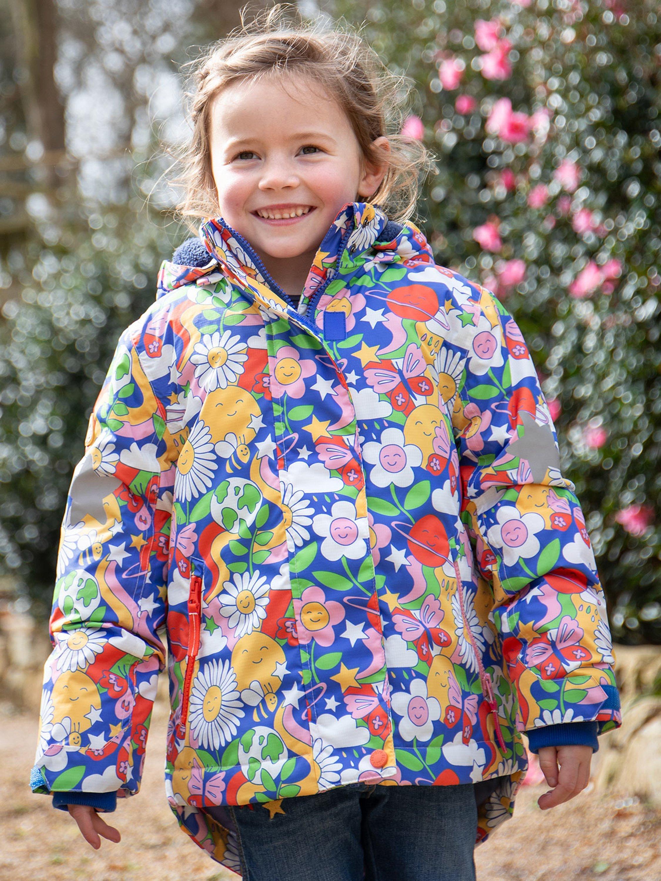 Product image 2 of 10, which shows Frugi Kids' Snow And Ski Coat, Multi, 1-2 years