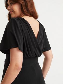 Scarlett & Jo Angel Wing Jumpsuit, Black - view 2, Black