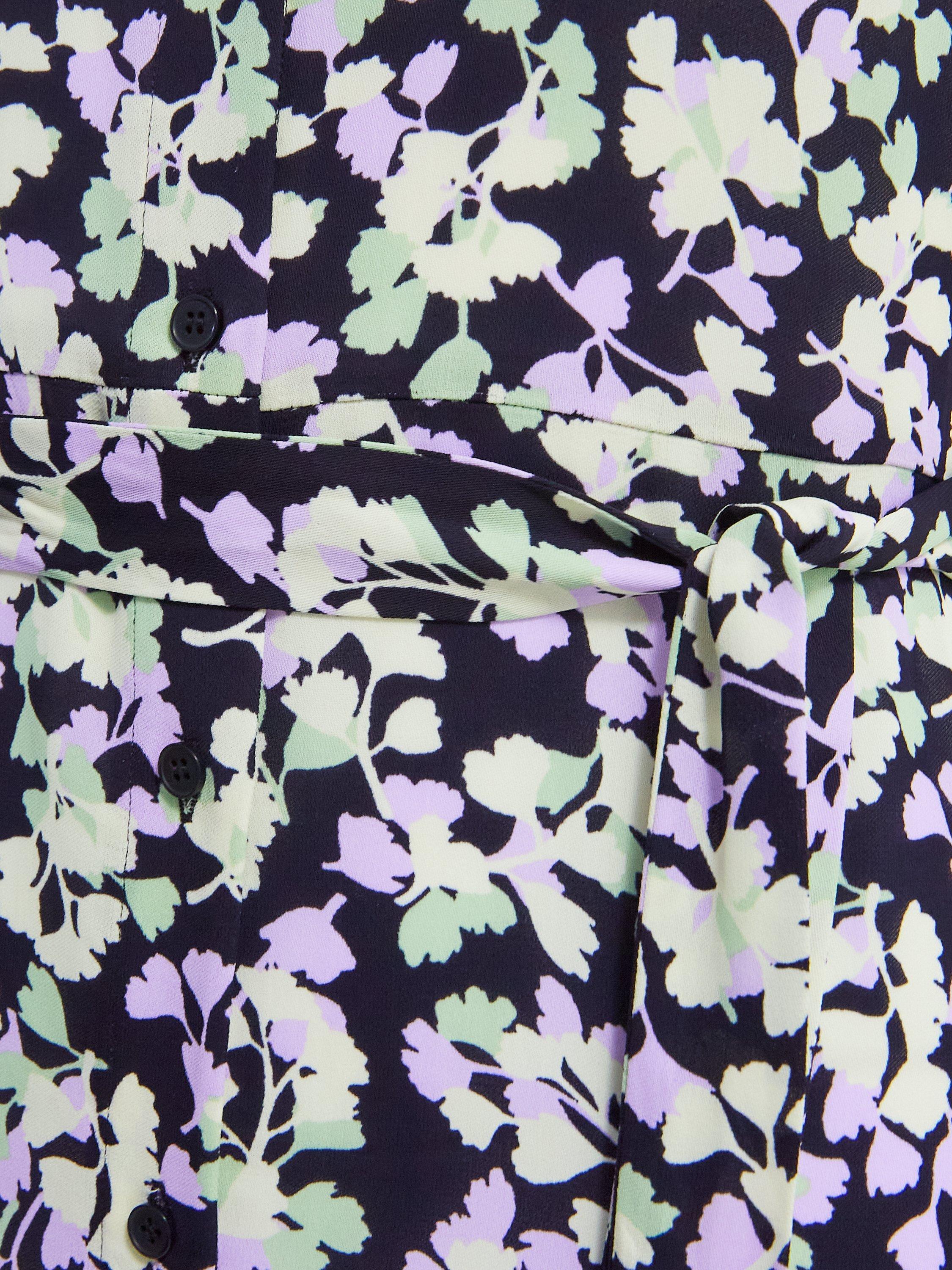 Product image 5 of 7, which shows Hobbs Petite Esme Floral Dress, Navy/Multi, 14