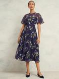 Hobbs Callie Floral Dress, Navy/Multi