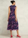 Hobbs Bethany Floral Dress, Navy/Pink