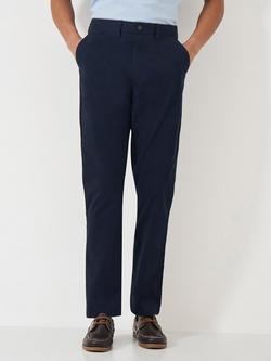 Crew Clothing Straight Fit Chinos, Navy Blue