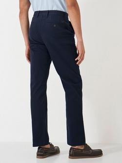 Crew Clothing Straight Fit Chinos - view 2, Navy Blue