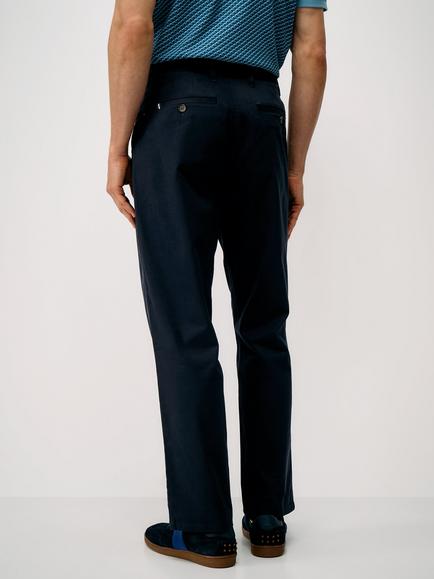 Crew Clothing Straight Fit Chinos - view 2, Navy Blue