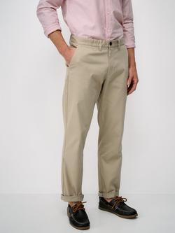 Crew Clothing Straight Fit Chinos, Stone