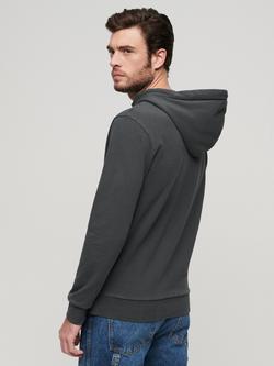 Superdry Copper Label Cotton Hoodie - view 2, Washed Black