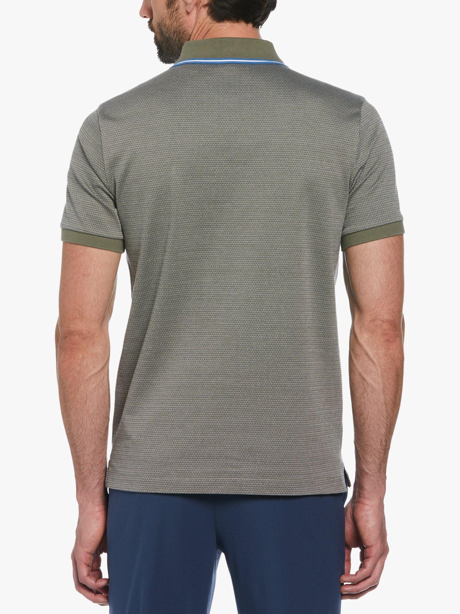 Product image 2 of 4, which shows Original Penguin Cotton Polo Shirt, Dusty Olive, S