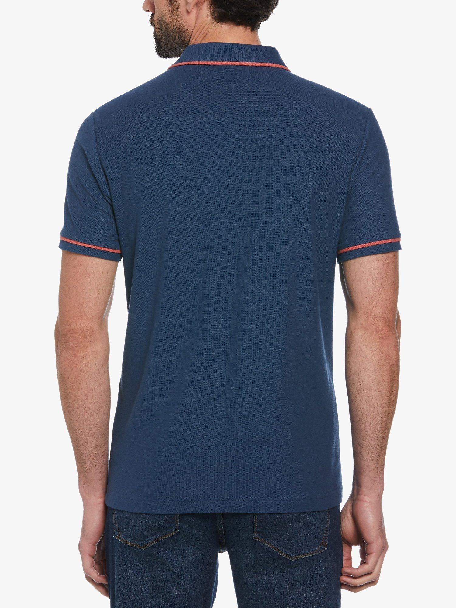 Original Penguin Earl Pique Polo Shirt Sargasso Sea