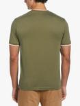 Original Penguin Tipped Ringer T-Shirt, Dusty Olive