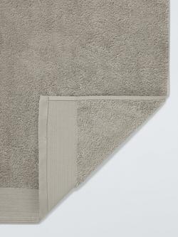 John Lewis Organic Cotton Towels - view 2, Pale Mole