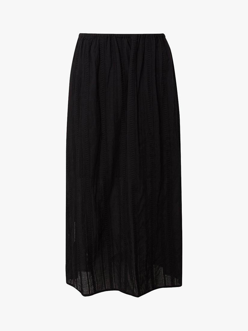 Product image 5 of 5, which shows Malina Tamara Midi Skirt, Black, XS